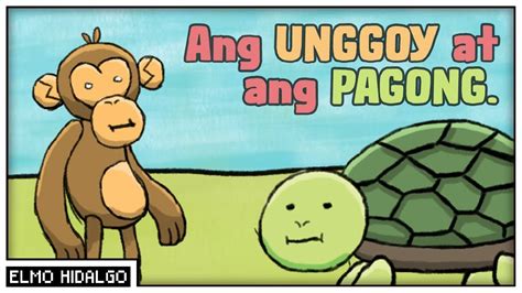 Maikling kwento ng unggoy at pagong